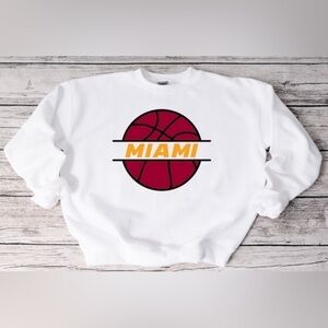 Miami Heat Basketball Crewneck